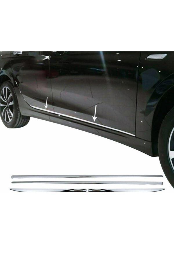 Fiat Egea / Tipo Hb-sedan Krom Yan Kapı Çıtası 4 Kapı P.çelik 2015 ve Üzeri - Image 1