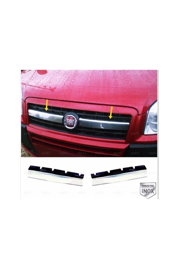 Fiat Doblo Krom Ön Panjur 2 Prç. 2006-2010 Arası P. Çelik - Image 1