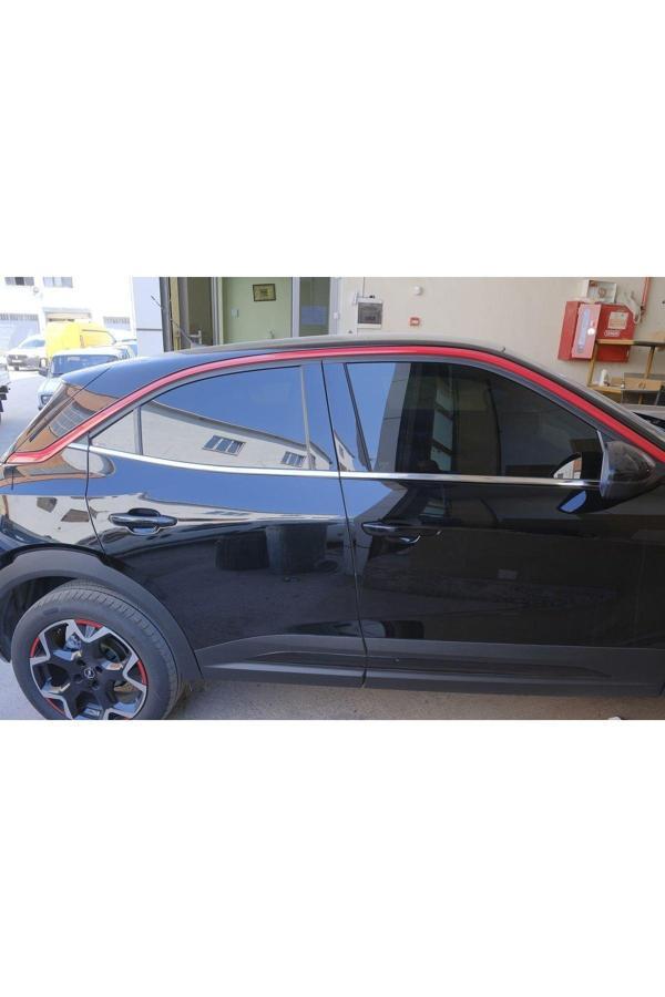 Opel Mokka Krom Cam Çıtası 6 Parça 2020> Paslanmaz Çelik - Image 1