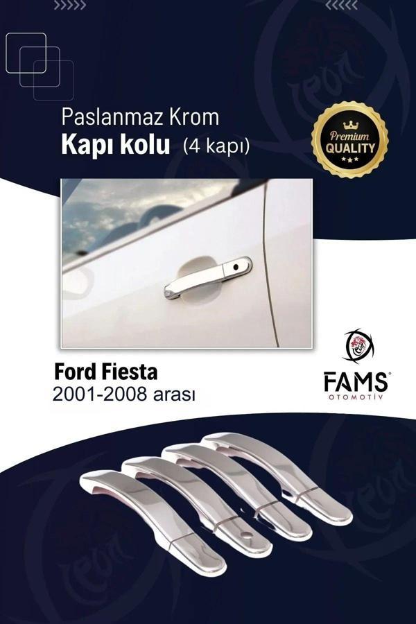 Ford Fiesta Krom Kapı Kolu 4 Kapı 2001-2008 P.çelik - Image 1