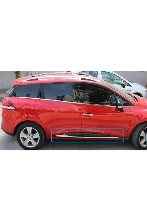 Renault Clio 4 Grandtour Krom Yan Kapı Çıtası 4 Kapı 2012-2019 Arası Uyumlu P.çelik - Image 1