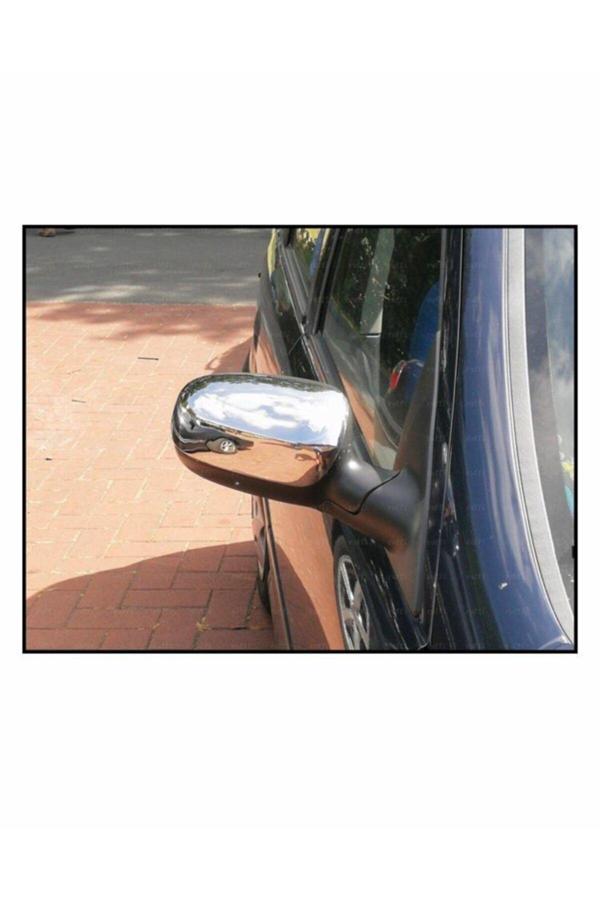 Opel Corsa C Krom Ayna Kapağı 2 Prç. 2000-2006 P. Çelik - Image 1