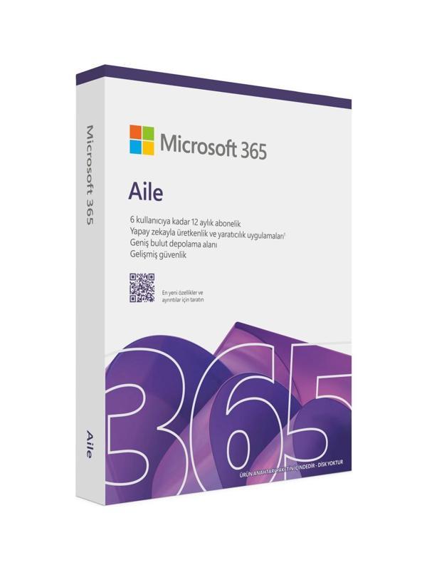 Microsoft Office 365 Aile EP2 - 36884 Türkçe Kutulu Ofis Yazılımı (6 Kullanıcı)-Orjinal Lisans - Image 1