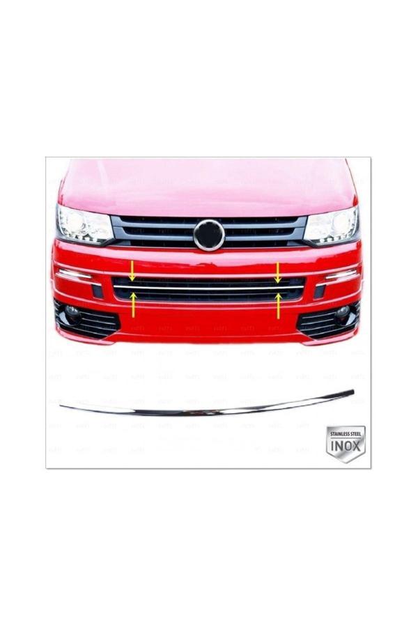 Vw T5 Caravelle Multivan Krom Alt Ön Panjur 2010-2015 Arası Paslanmaz Çelik - Image 1