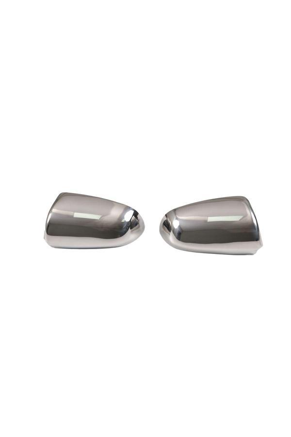 Audi A3 Krom Ayna Kapağı 2 Parça 2000-2003 Arası Paslanmaz Çelik - Image 1