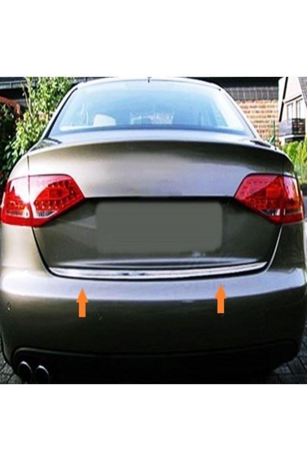 Audi A4 Krom Bagaj Alt Çıtası 2007-2015 Uyumlu Arası Paslanmaz Çelik - Image 1