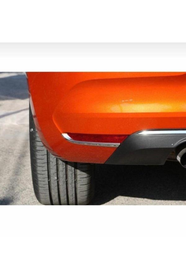 Renault Clio 5 Hb 2019 üzeri Krom Arka Reflektör Çıtası 2 Prç. P.çelik - Image 1