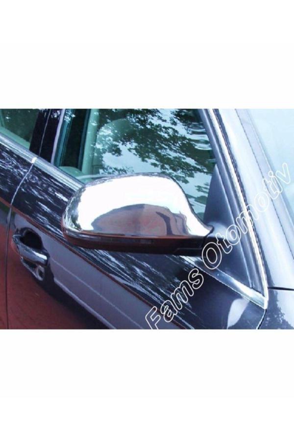 Audi A5 Krom Ayna Kapağı 2 Parça 2007-2010 Arası Paslanmaz Çelik - Image 1