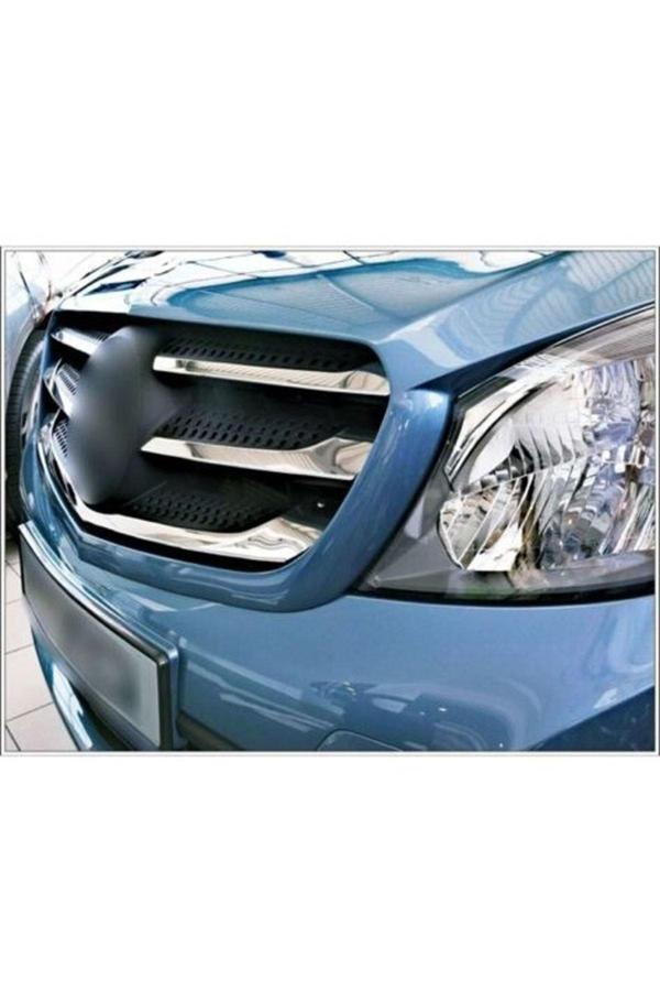 Mercedes Citan Krom Ön Panjur 5 Prç. 2013-2020 Paslanmaz Çelik - Image 1
