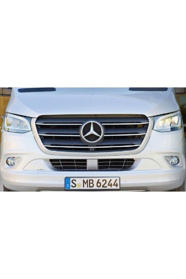Mercedes Sprinter W907 Krom Ön Panjur 5 Prç. 2018 Ve Üzeri Paslanmaz Çelik - Image 1
