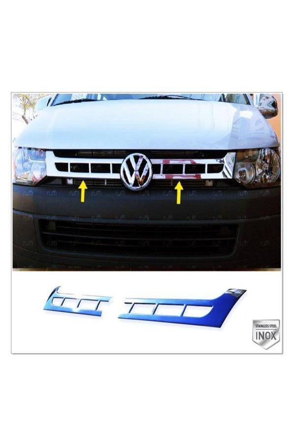 Vw T5 Transporter Krom Ön Panjur 2 Prç. 2010-2015 P. Çelik - Image 1