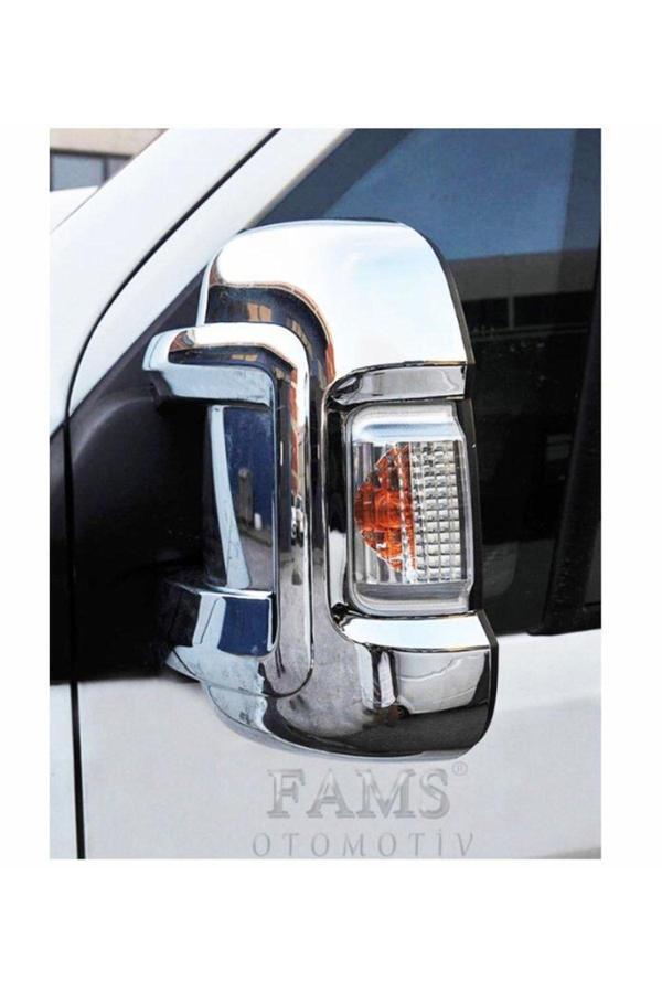 Peugeot Boxer Krom Kaplama Abs Ayna Kapağı 2 Prç. 2008 Üzeri - Image 1