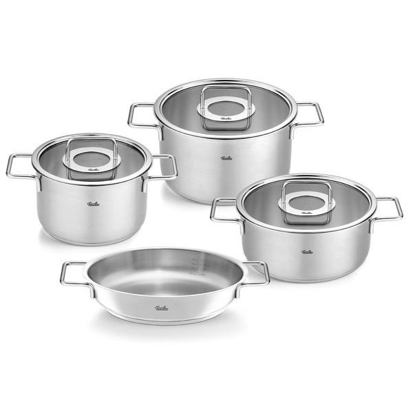 Fissler Pure Collection 7 Parça Cam Kapak Çelik Tencere Seti - Image 1