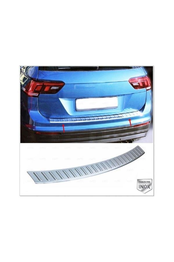 Vw Tiguan Uyumlu  Krom Arka Tampon Üzeri Koruma 2016-2023 Arası Paslanmaz Çelik - Image 1