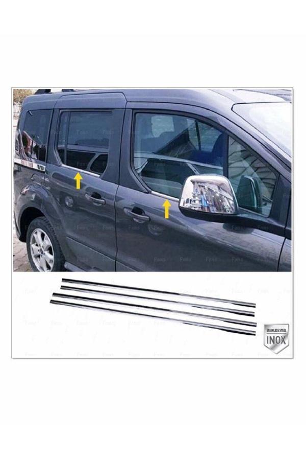 Ford Connect Krom Cam Çıtası 4 Prç. 2014 - 2021 arası P. Çelik - Image 1