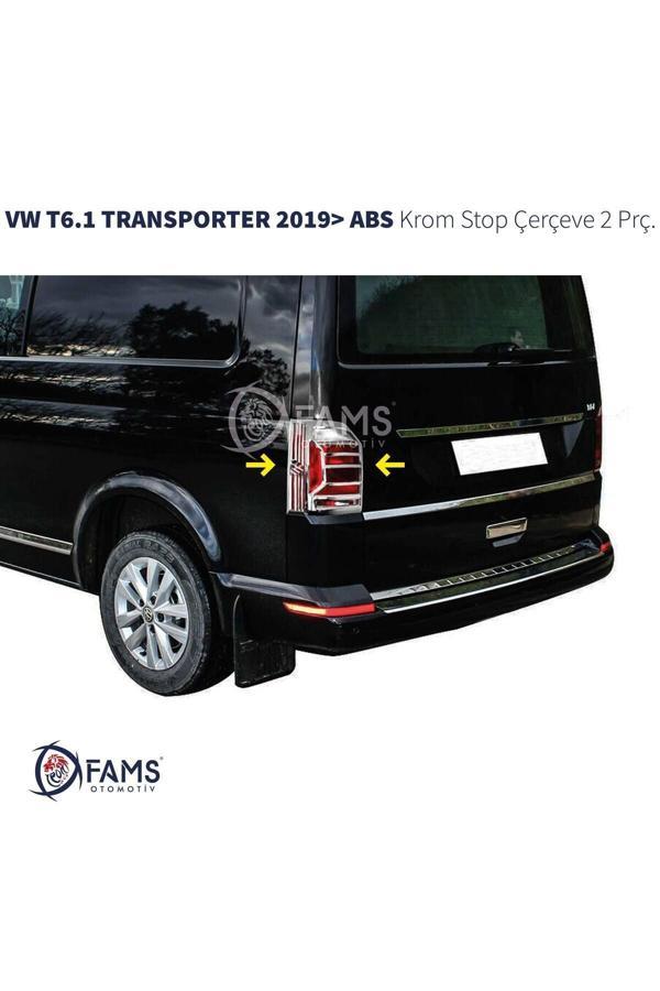 VW T6.1 TRANSPORTER 2019 Üzeri ABS Krom Stop Çerçeve 2 Parça - Image 1