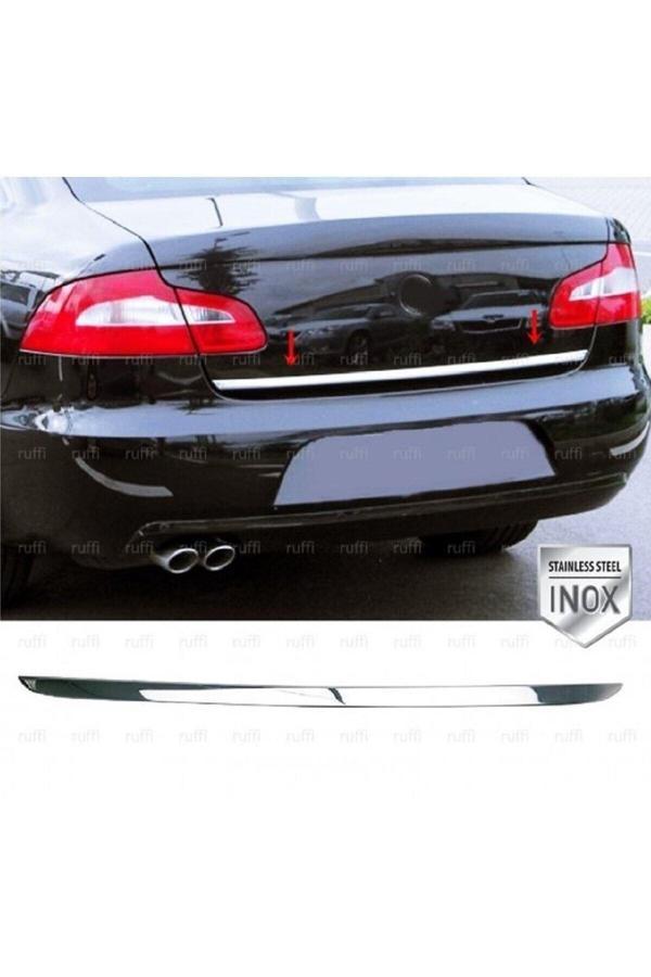 Skoda Superb Krom Bagaj Alt Çıtası 2008-2015 Paslanmaz Çelik (SEDAN) - Image 1