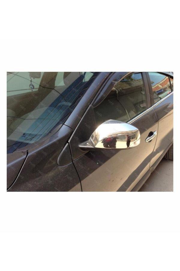 Renault Fluence Krom Ayna Kapağı 2 Prç. 2010 Üzeri P. Çelik - Image 1