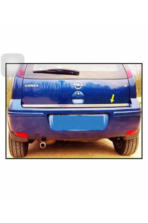 Opel Corsa C Krom Bagaj Alt Çıtası 2000-2006 Arası P.çelik - Image 1