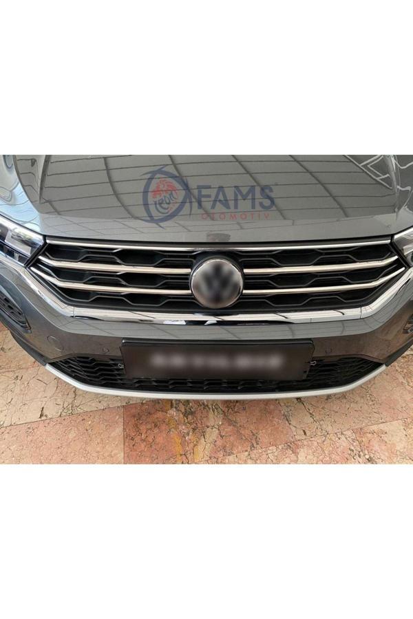 Vw T-Roc Krom Ön Panjur 4 Parça 2017-2021 Paslanmaz Çelik - Image 1