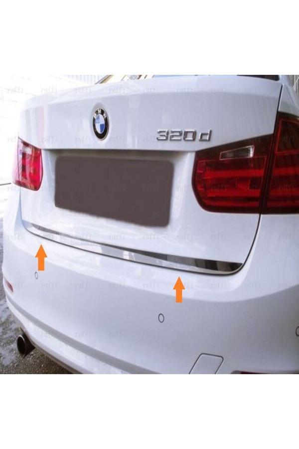 Bmw 3 Serisi F30 Krom Bagaj Alt Çıtası 2011-2018 Arası Uyumlu Paslanmaz Çelik - Image 1