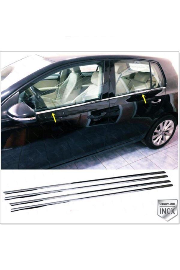 Vw Golf 6 Krom Cam Çıtası 4 Prç. 2009-2013 Arası P. Çelik - Image 1