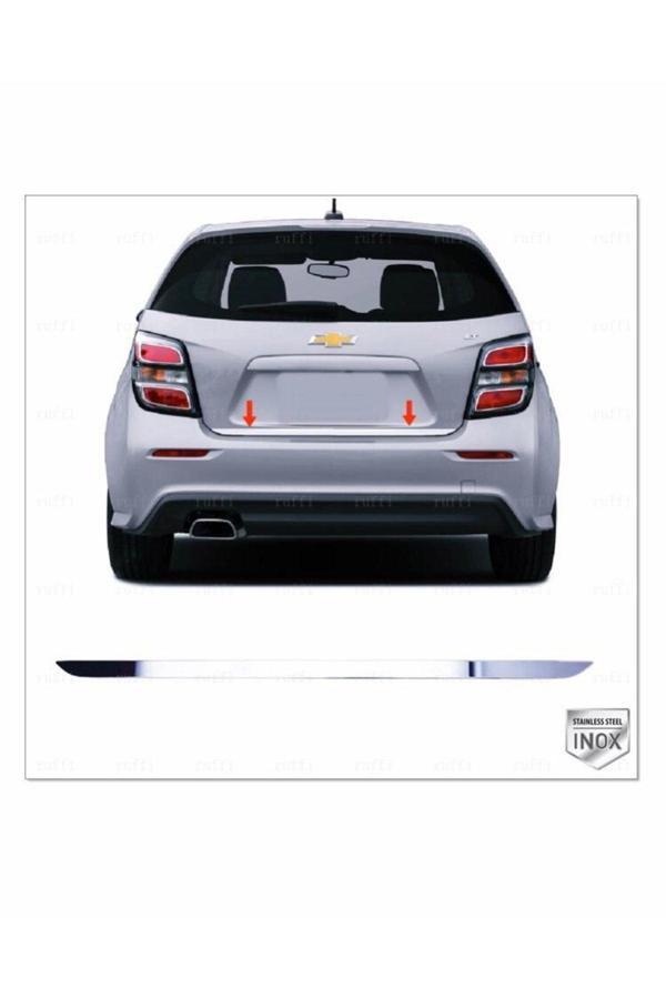 Chevrolet Aveo Hb Krom Bagaj Alt Çıtası 2011 Üzeri P.çelik - Image 1
