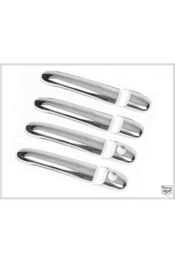 Vw Sharan Krom Kapı Kolu 4 Kapı 1995-2010 Arası Uyumlu Paslanmaz Çelik Çift Delik - Image 1