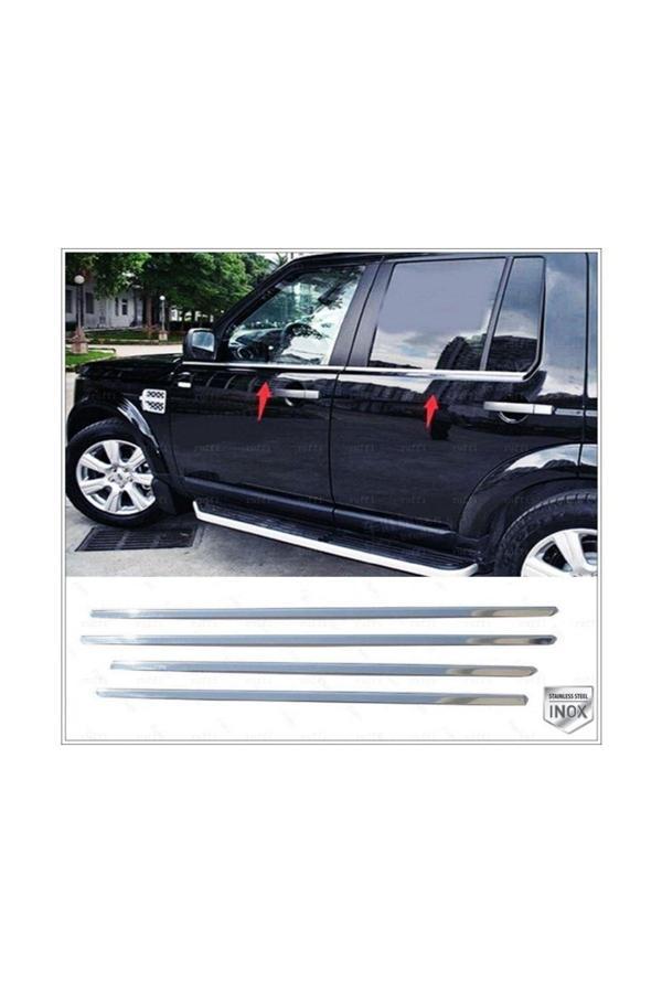 Land Rover Discovery 3 Krom Cam Çıtası 4 Parça 2004-2009 Arası Paslanmaz Çelik - Image 1