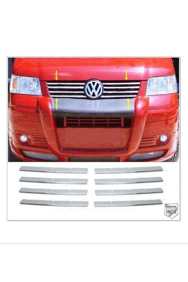 Vw T5 Transporter Krom Ön Panjur 8 Prç. 2003-2010 P. Çelik - Image 1