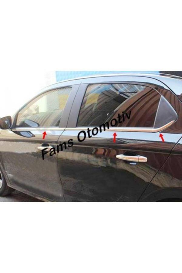 Peugeot 301 Krom Cam Çıtası 6 Parça 2012 Ve Üzeri P.çelik - Image 1