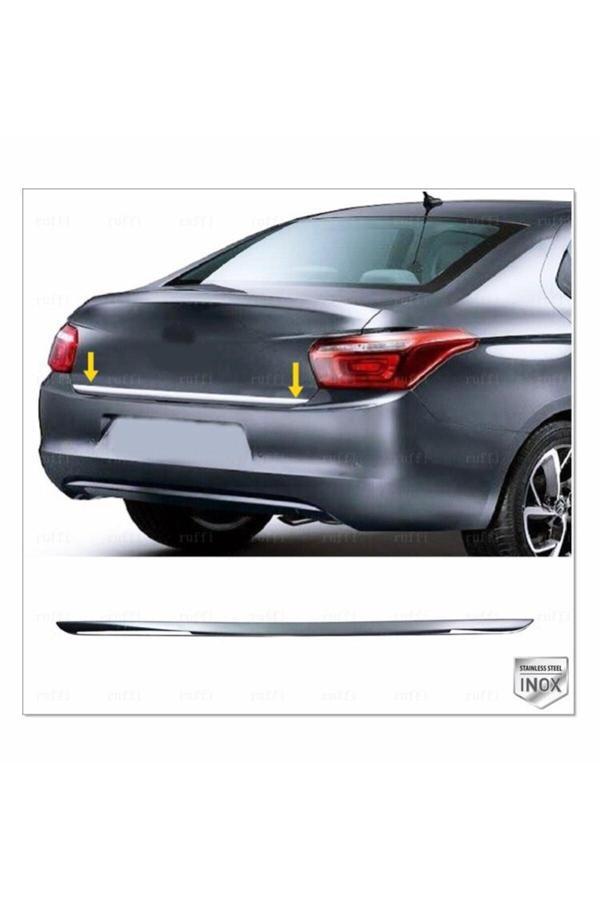 Peugeot 301 Krom Bagaj Alt Çıtası 2012> Paslanmaz Çelik - Image 1