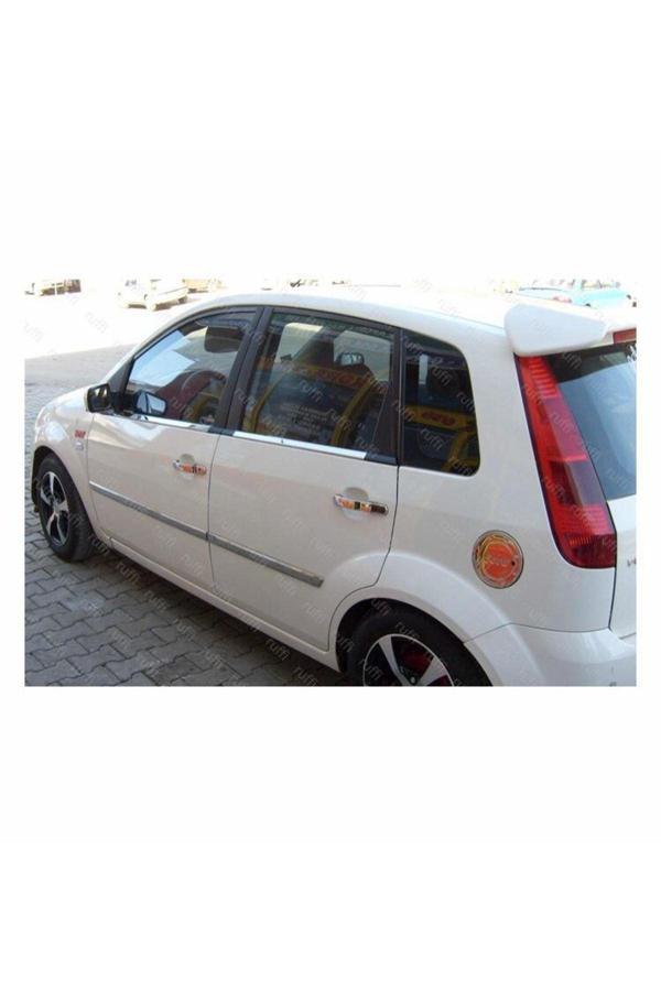 Ford Fiesta Krom Cam Çıtası 4 Prç. 2001-2008 P. Çelik - Image 1