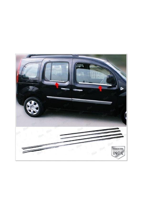 M. Benz Citan Krom Cam Çıtası 4 Parça 2013 Ve Üzeri Paslanmaz Çelik - Image 1