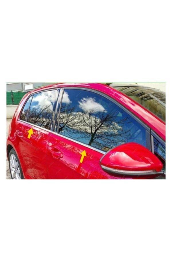 Vw Golf 7 Krom Cam Çıtası 4 Prç. 2012-2019 Arası P. Çelik - Image 1