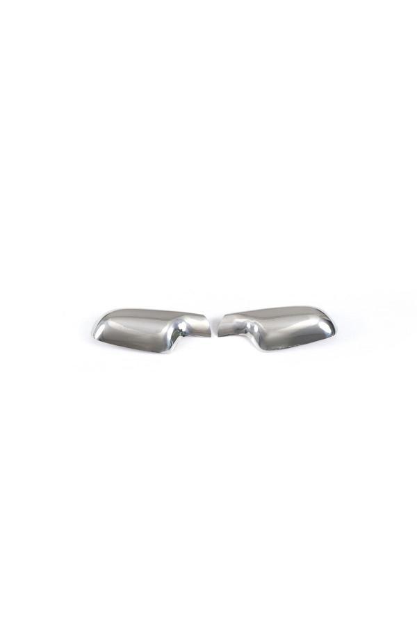 Renault Megane 2 Krom Ayna Kapağı 2 Parça 2002-2009 Uyumlu Arası Paslanmaz Çelik (yarım) - Image 1
