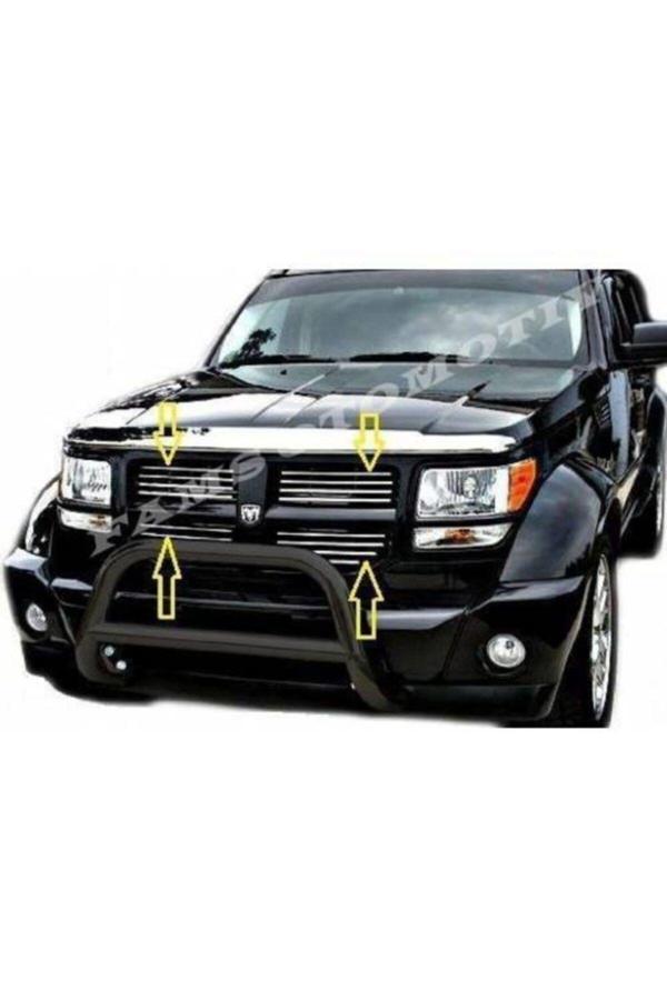 Dodge Nitro Krom Ön Panjur 16 Parça 2006-2012 Paslanmaz Çelik - Image 1