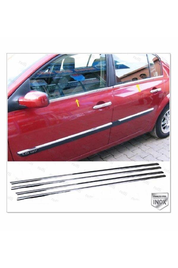 Renault Megane 2 Krom Cam Çıtası 2002-2009 P. Çelik (SEDAN) - Image 1
