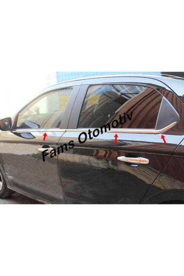 Citroen C-elysee Krom Cam Çıtası 6 Parça 2012 Üzeri P.çelik - Image 1