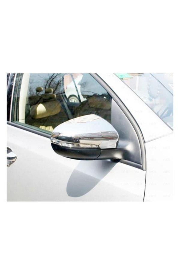 Vw Jetta Krom Ayna Kapağı 2 Prç. 2011-2018 Arası Paslanmaz Çelik - Image 1