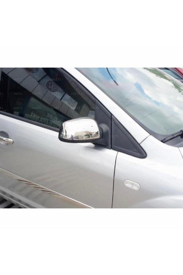 Ford Focus 2 Uyumlu Krom Ayna Kapağı 2 Parça 2004-2008 P.çelik - Image 1