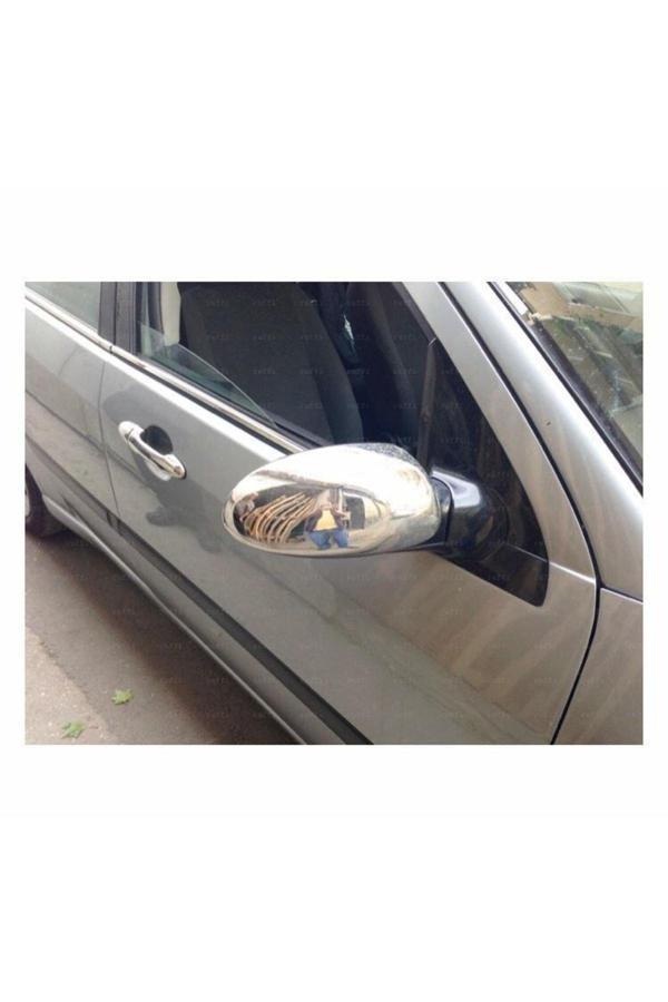 Ford Focus 1 Krom Ayna Kapağı 2 Prç. 1998-2005 Arası Paslanmaz Çelik - Image 1