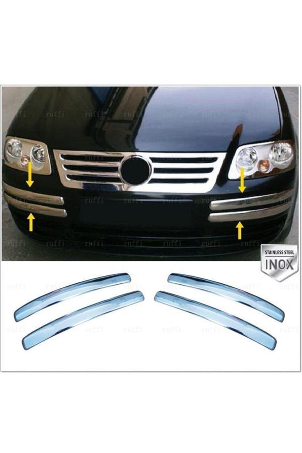 Vw Caddy Krom Tampon Kaşı 4prç. 2004-2010 Arası P.çelik - Image 1