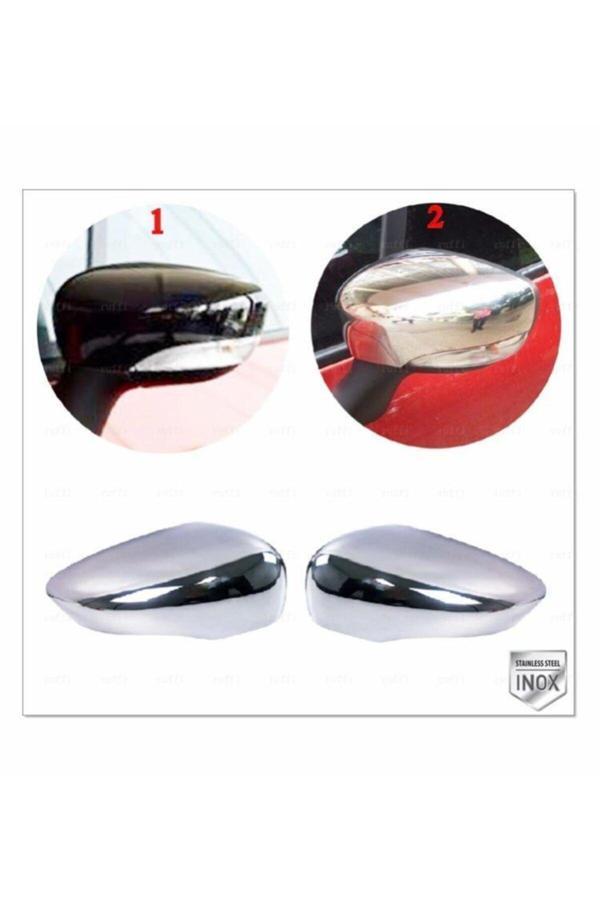 Renault Captur Krom Ayna Kapağı 2 Parça 2013-2019 P.çelik - Image 1