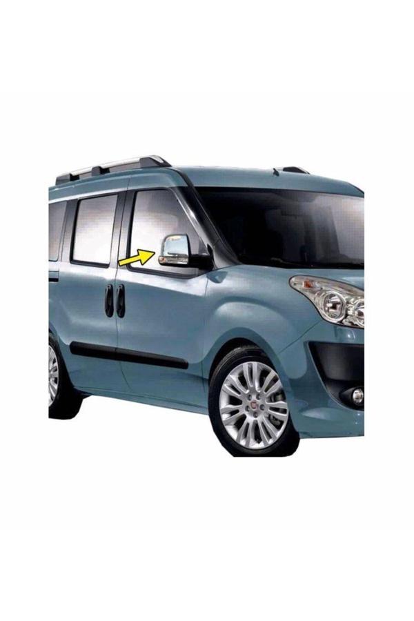 Fiat Doblo Krom Ayna Kapağı 2 Prç. 2010 - 2022 arası P. Çelik - Image 1