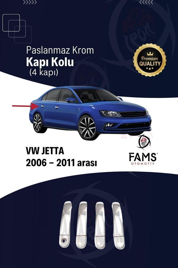Vw Jetta Krom Kapı Kolu 4 Kapı 2006-2011 Arası P. Çelik - Image 1