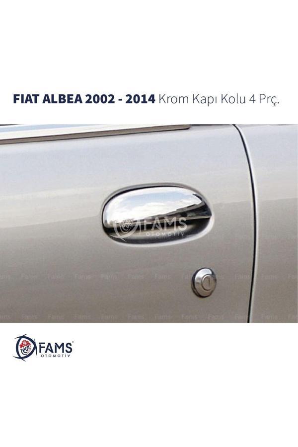 Fiat Albea Krom Kapı Kolu 4 Kapı 2002-2014 Paslanmaz Çelik - Image 1