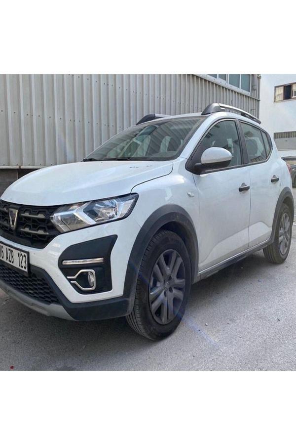 Dacia Sandero Krom Sis Çerçevesi 2 Parça 2020> Paslanmaz Çelik - Image 1