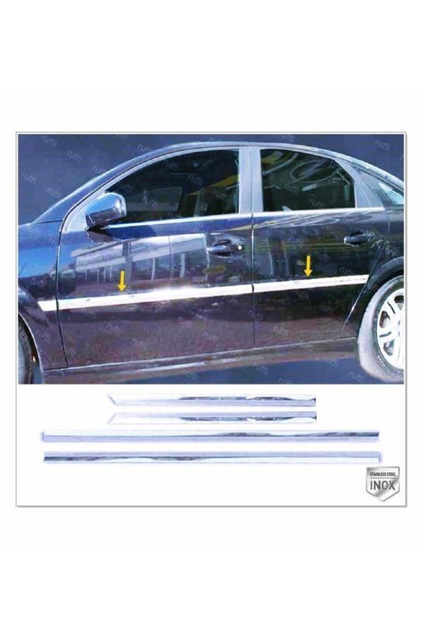 Opel Vectra C Krom Yan Kapı Çıtası 4 Prç. 2002 Ve Üzeri .p.çelik - Image 1