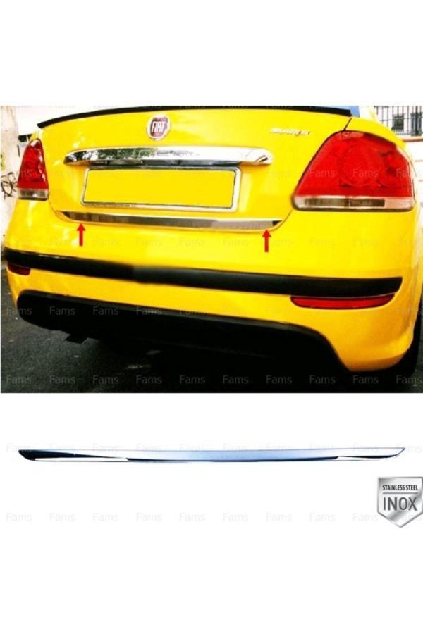 Fiat Linea Uyumlu Krom Bagaj Alt Çıtası 2012 Üzeri Paslanmaz Çelik - Image 1